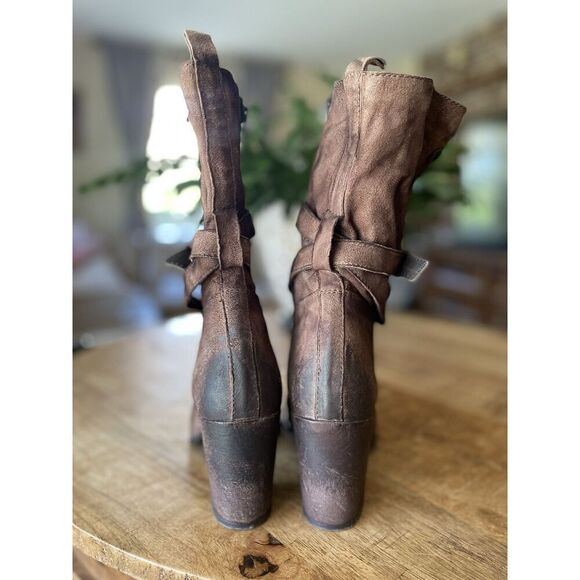 DIBA TRUE WOMEN'S WILL TON WESTERN BOOTS - ROUND TOE ZIPPER Size 8 - Picture 4 of 12